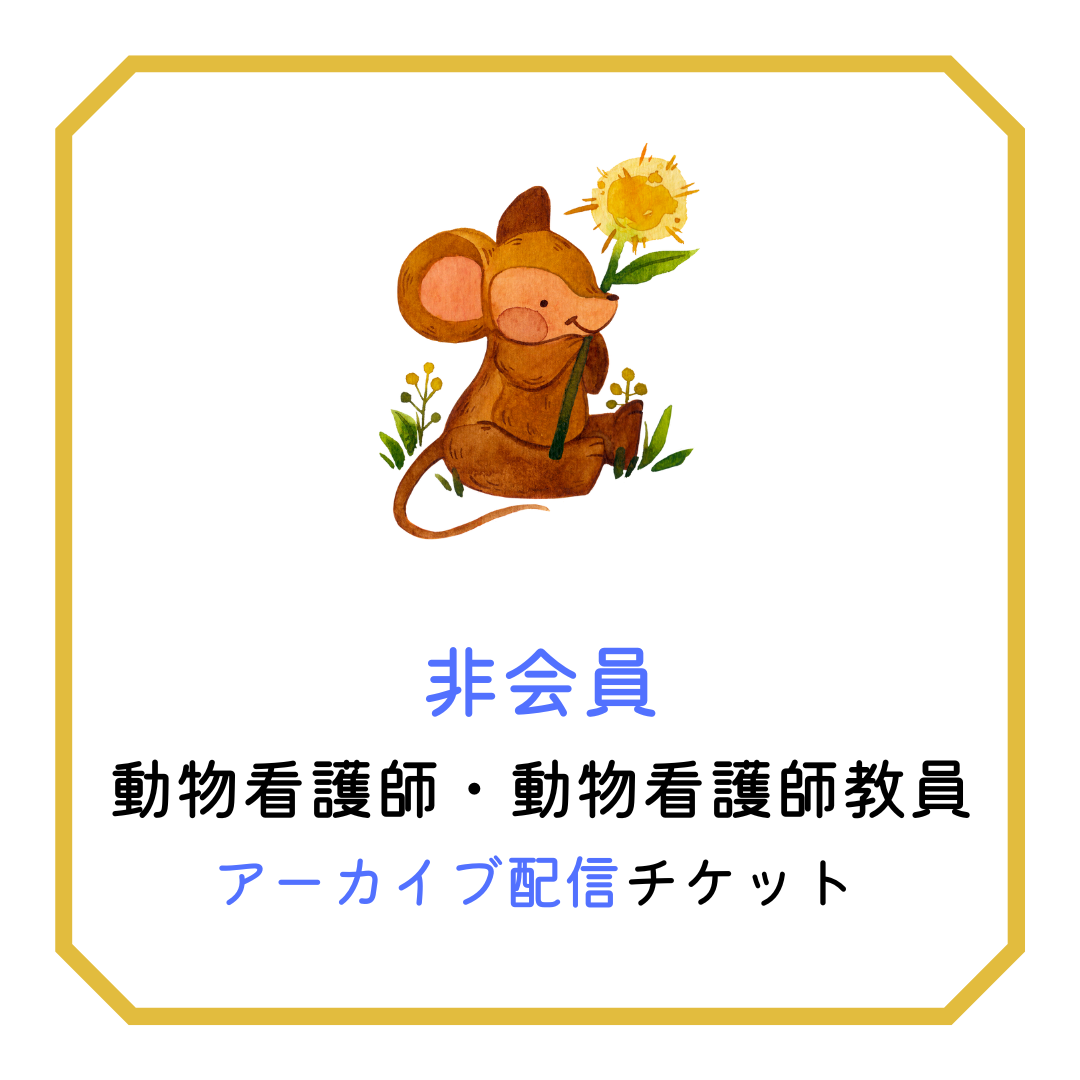非会員【アーカイブ/看護師・看護師教員】北海道小動物獣医師会年次大会
